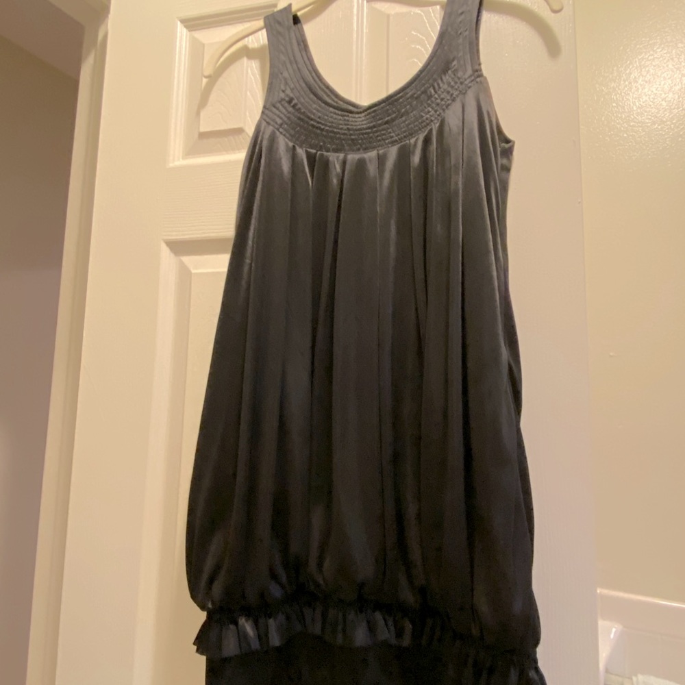 A slinky, slippery, flirty  mini dress!